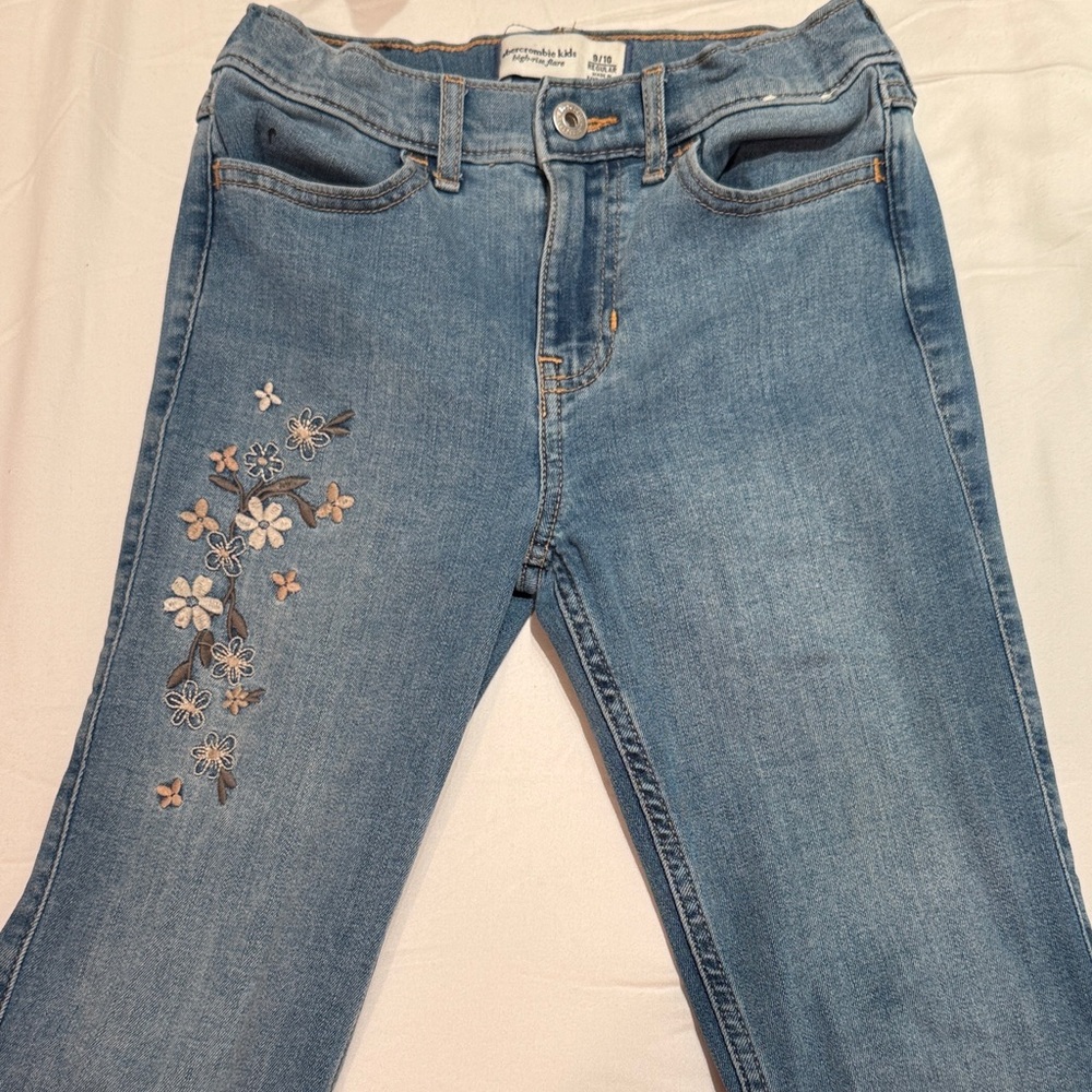 Abercrombie Kids high-rise flare